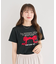 ・swing by リボンモチーフコード刺繍TEE