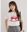 ・swing by リボンモチーフコード刺繍TEE