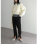 ビジューテーパードパンツ