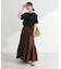 ・Petit Fleur アシンメトリーフリルTEE