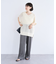 透かし編みニットチュニック