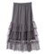 2wayチュールティアードフリルスカート(ペチ付き)