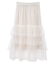 2wayチュールティアードフリルスカート(ペチ付き)