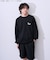 ハイキュー!! モノクロプリント烏野長袖Tシャツ