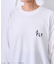 ハイキュー!! モノクロプリント烏野長袖Tシャツ