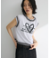 ・swing by ハートロゴフレンチTEE