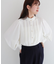 ・ELENCARE DUE ピンタックブラウス
