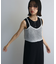 ニットビスチェ付きカットソーワンピース