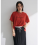 フロッキー筆記体ロゴボックスTシャツ