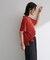 フロッキー筆記体ロゴボックスTシャツ