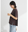 フロッキー筆記体ロゴボックスTシャツ