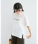 フロッキー筆記体ロゴボックスTシャツ