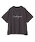 フロッキー筆記体ロゴボックスTシャツ