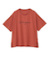 フロッキー筆記体ロゴボックスTシャツ
