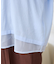 裾レイヤードショートスリーブシャツ