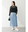 ラインメッシュニットプルオーバー