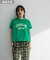 袖折り返しカレッジTシャツ