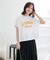 袖折り返しカレッジTシャツ