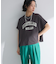 袖折り返しカレッジTシャツ