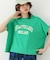 袖折り返しカレッジTシャツ