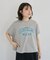 袖折り返しカレッジTシャツ