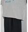 袖折り返しカレッジTシャツ
