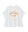 袖折り返しカレッジTシャツ