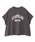 袖折り返しカレッジTシャツ