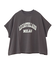 袖折り返しカレッジTシャツ