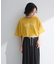 袖メッシュドッキングロゴプルオーバー