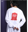 ■WEDNESDAY RIPバックptロングTEE