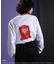■WEDNESDAY RIPバックptロングTEE