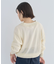 衿つきメッシュニットプルオーバー