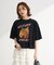 ・DOUBLE FLAGS レオパードプリントTEE