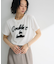 ・swing by コード刺繍ロゴTEE