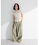 ・ELENCARE DUE ドッキングレースブラウス