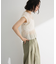 ・ELENCARE DUE ドッキングレースブラウス