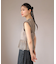 ・ELENCARE DUE ドッキングレースブラウス