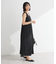 接触冷感麻調ゆったりサロペット