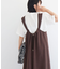接触冷感麻調ゆったりサロペット