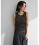・Petit Fleur シャーリングラメタンクトップ