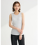 ・Petit Fleur シャーリングラメタンクトップ