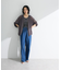 ・Petit Fleur シャーリングラメタンクトップ