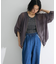 ・Petit Fleur シャーリングラメタンクトップ