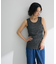 ・Petit Fleur シャーリングラメタンクトップ