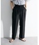 ・ELENCARE DUE リネンライク2タックパンツ