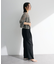 ・ELENCARE DUE リネンライク2タックパンツ