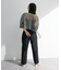 ・ELENCARE DUE リネンライク2タックパンツ