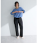 ・ELENCARE DUE リネンライク2タックパンツ