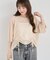 ・ELENCARE DUE シャーリングシアーニット